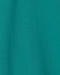 Boys Long-Sleeve Henley T-Shirt - Teal