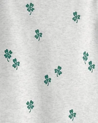 Toddler Organic Cotton Pyjamas Lucky Clovers Print