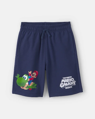 Boys Nintendo Super Mario Shorts - Navy Blue