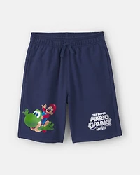 Boys Nintendo Super Mario Shorts - Navy Blue