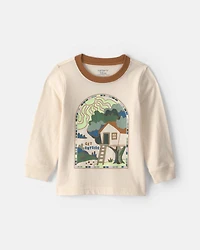 Baby Boy 'Get Outside' Long-Sleeve Graphic Tee - Ivory