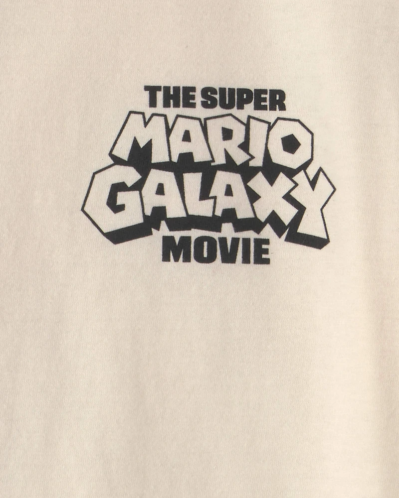 Boys Nintendo Super Mario Graphic Tee - Cream