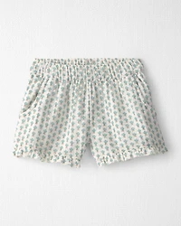 Toddler Girl 2-Piece Organic Cotton Gauze Floral