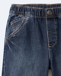 Toddler Barrel Pant Denim - Blue
