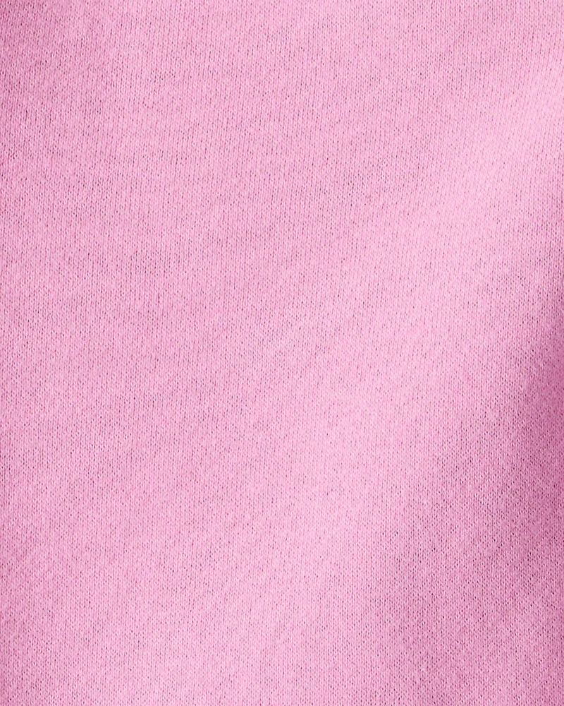 Toddler Girl Cotton Joggers - Purple