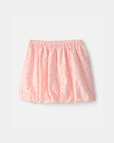 Girls Eyelet Skort - Pink