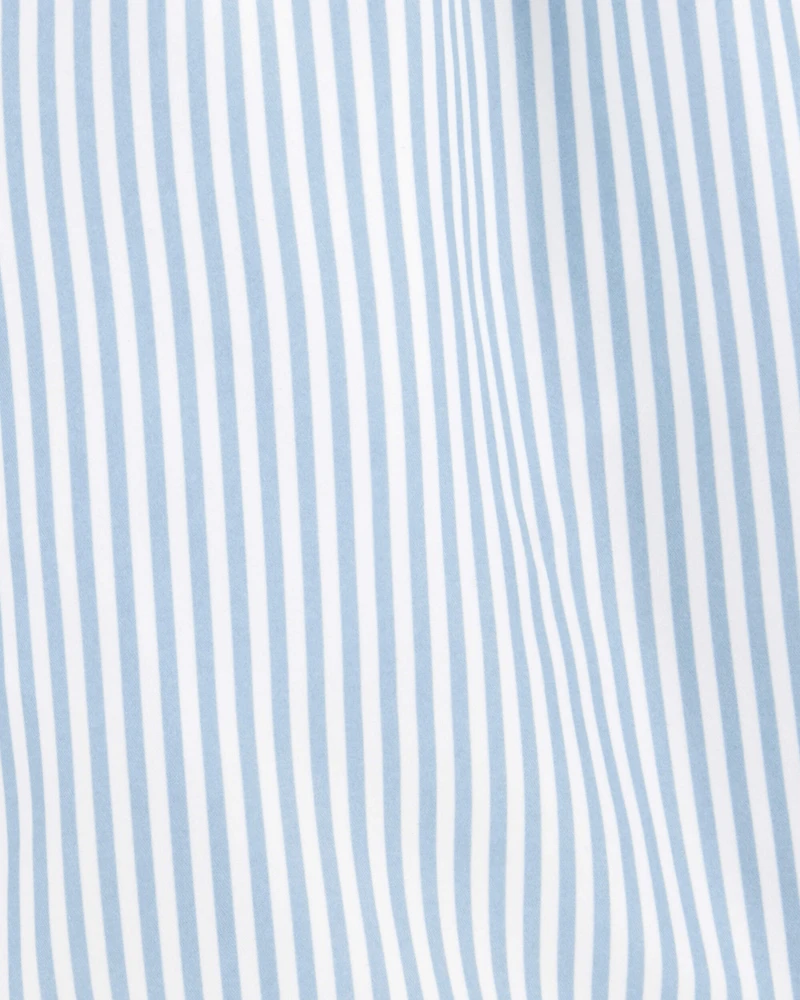 Boys Striped Swim Trunks - Blue