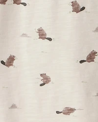 Toddler Boy 2-Pack Organic Cotton Tees Beavers' Creek Print