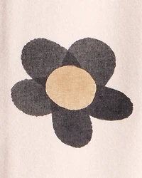 Toddler Girl Floral Cotton Flare Active Pants