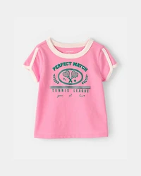 Baby Girl 'Perfect Match' Top - Pink