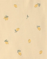 Baby Girl 3-Piece Lemon Bodysuits & Pant Set - Yellow/White