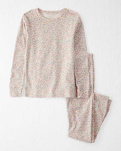 Kid Floral Print Organic Cotton 2-Piece Pyjamas
