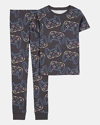 Boys 2-Piece Video Game 100% Snug Fit Cotton Pyjamas