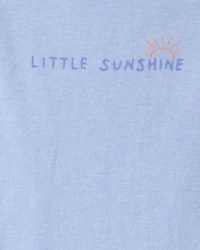 Baby 3-Pack Sunshine Sleeveless Multipack Bodysuits - Orange/Blue/Ivory