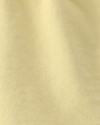 Baby Girl French Terry Shorts - Yellow