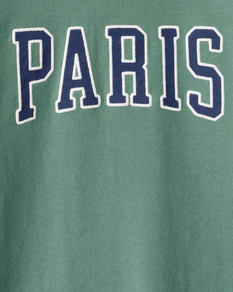 Kid Paris Long-Sleeve Cotton Dress