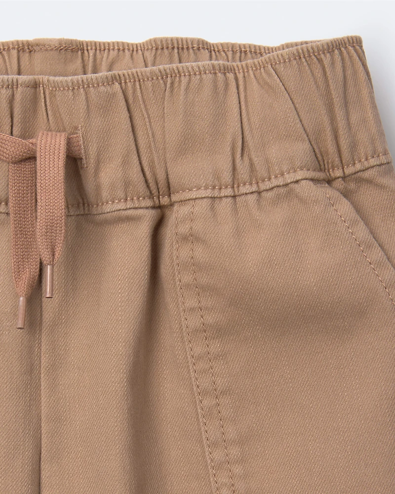 Toddler Boy Standard Short with Pockets - Khaki