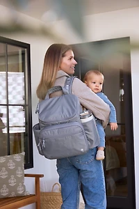 Forma Next Backpack Diaper Bag - Grey