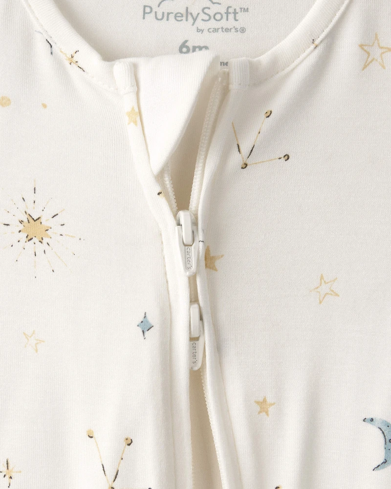 Baby Constellation 2-Way Zip PurelySoft Sleeper - Cream