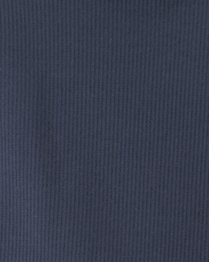 Toddler Girl 2-Pack Organic Cotton Ribbed Pedal  Shorts