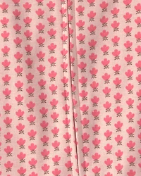 Baby Girl Organic Cotton 1-Piece Pyjama Pink Floral