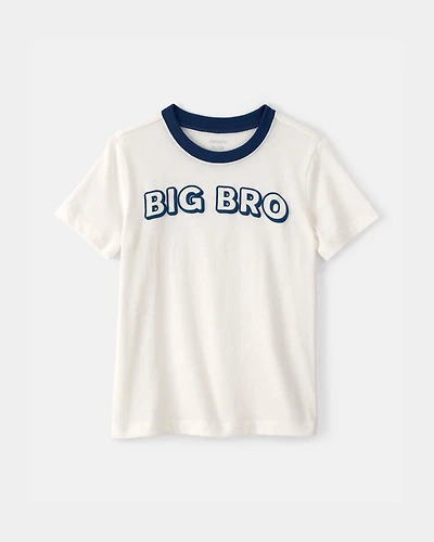 Toddler Boy 'Big Bro' Graphic Tee - Ivory