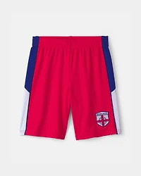 Kids 2-Piece Umbro England Soccer Jersey & Short Set - Red/Blue/White