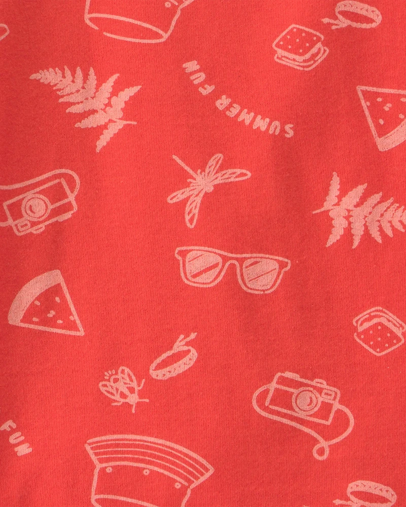 Toddler Summer Tee - Orange