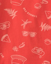 Toddler Summer Tee - Orange