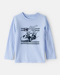 Toddler Boy Racing French Fries Long-Sleeve Graphic Tee - Blue