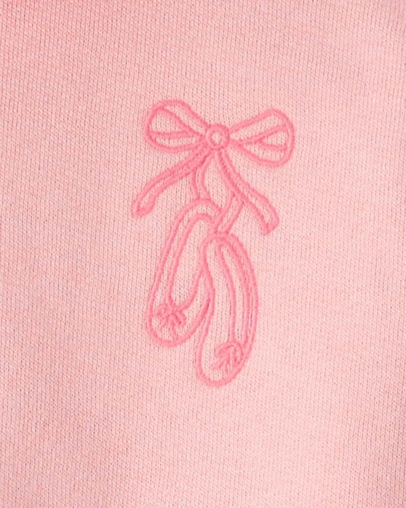 Toddler Girl 2-Piece Ballet Long-Sleeve Hoodie & Pant Set - Pink