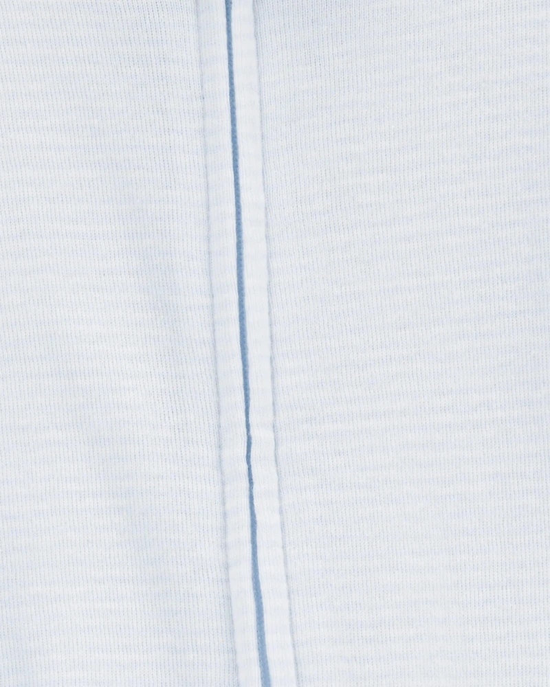 Baby 2-Pack Pelican Striped 2-Way Zip Cotton Sleeper Pyjamas - Blue
