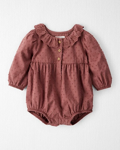 Baby Girl Organic Cotton Prairie Bubble