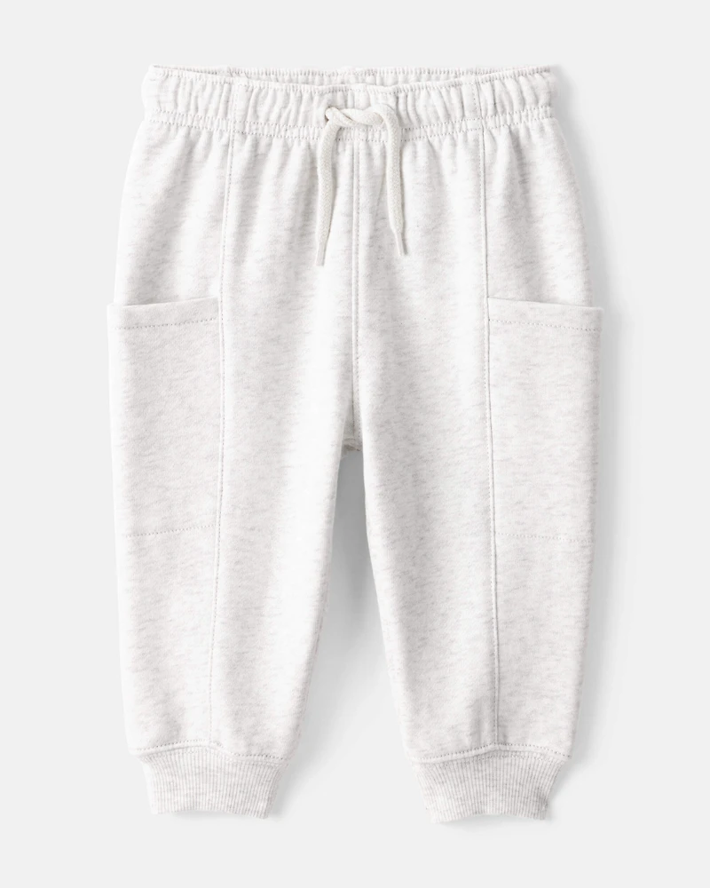 Baby Boy DayDream Fleece Juice Box Crew Long-Sleeve Tee & Pant Set - Green