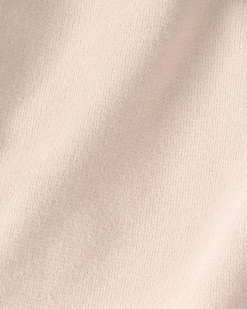 Baby Boy Striped French Terry Shorts - Khaki/Blue