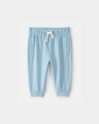 Baby Boy French Terry Pants - Blue