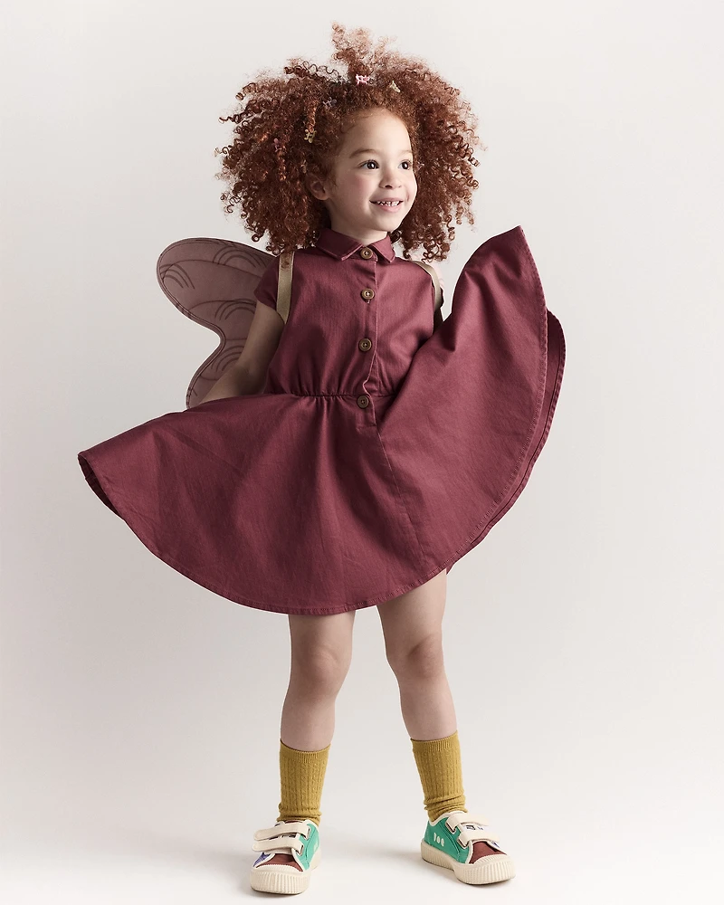 Toddler Girl Avenue Twirl™ Dress - Burgundy