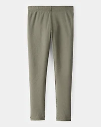 Girls Ribbed Leggings