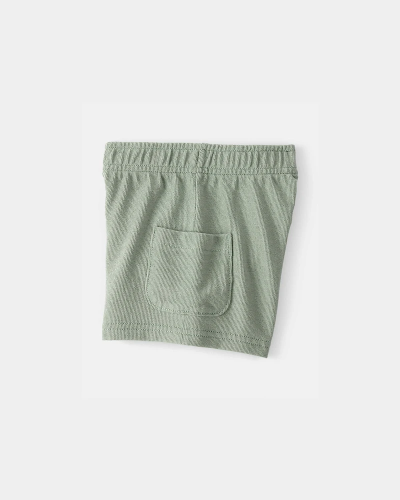 Toddler Boy 2-Piece Top & Short Set - Green