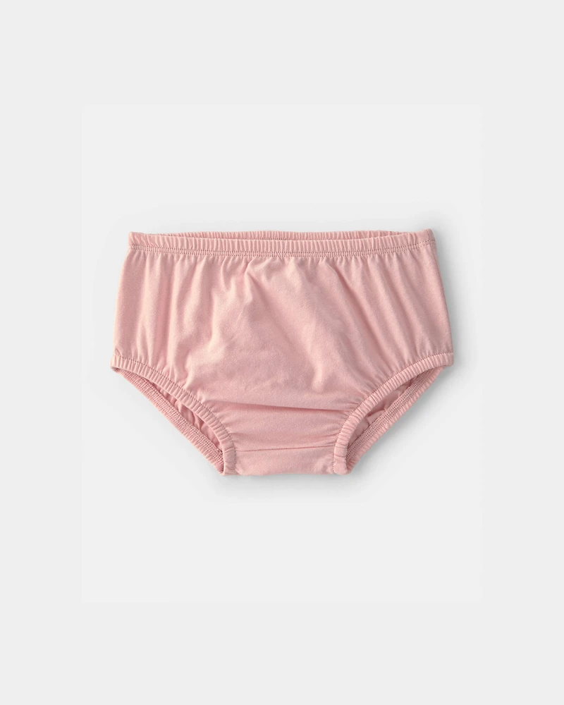 Baby Girl Floral Ruffle Tiered Dress - Pink