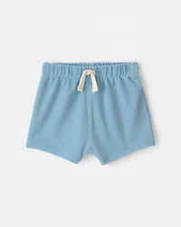 Baby Boy Drawstring Shorts - Blue
