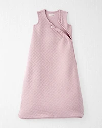 Baby Girl Doubleknit Zip Wearable Blanket Made with Organic Cotton