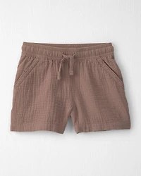 Toddler Boy 2-Piece Organic Cotton Gauze Top & Short Set