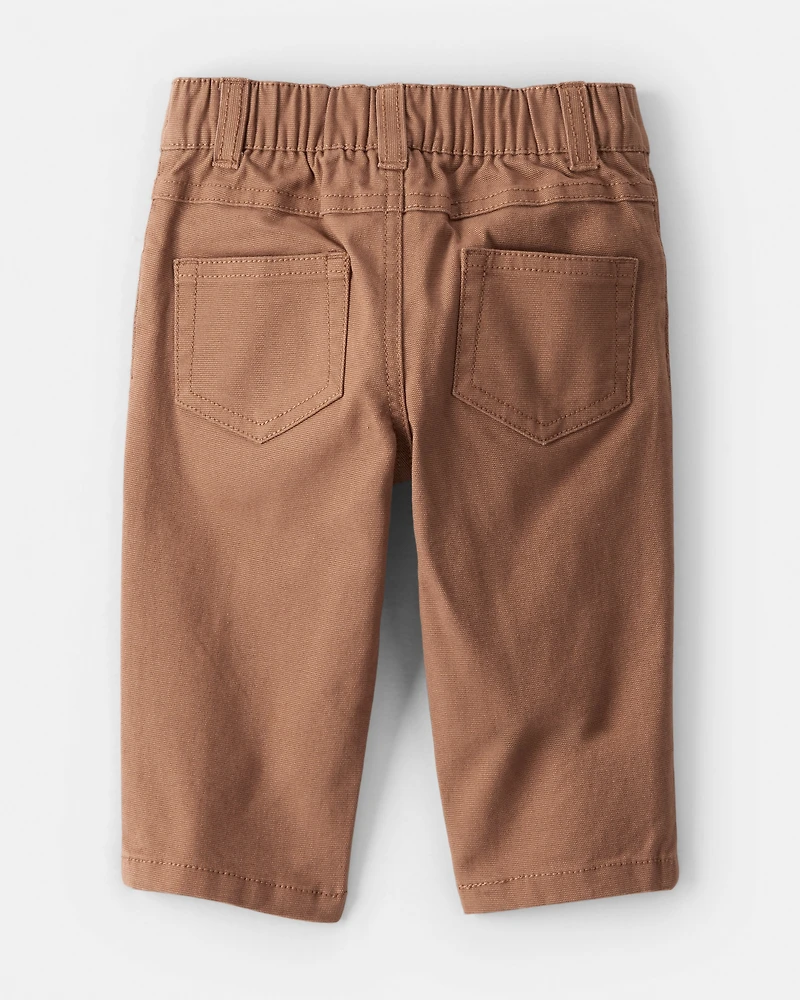 Baby Boy 3-Piece Quilted Vest Outfit Set