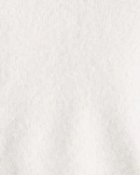 Baby Girl Brushed Sweater - White