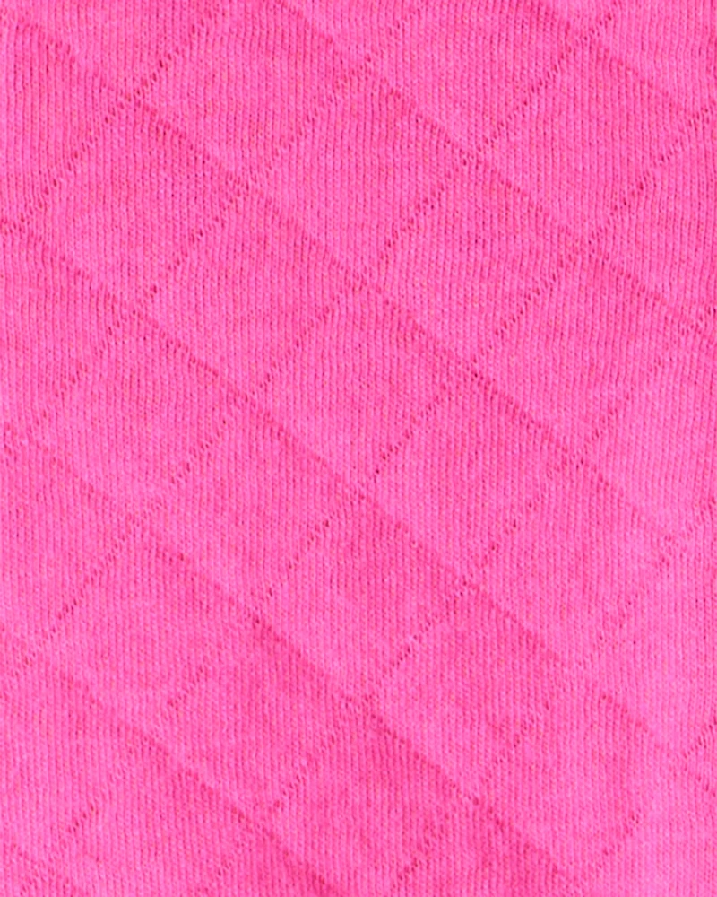 Baby Girl 3-Piece Bow Print Bodysuit, Jacket & Pant Set - Pink