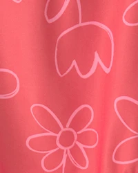 Baby Girl Floral 1-Piece Swimsuit - Red