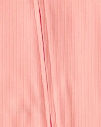 Baby Girl PurelySoft™ 2-Way Zip Sleeper - Coral