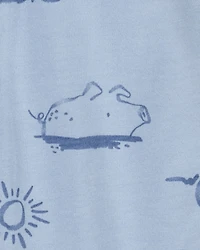 Baby 3-Piece Dog Print Little Cardigan Set