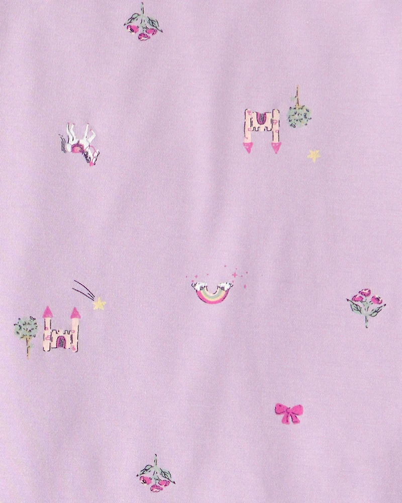 Girls Fairytale PurelySoft 2-Piece Pyjama Set - Purple